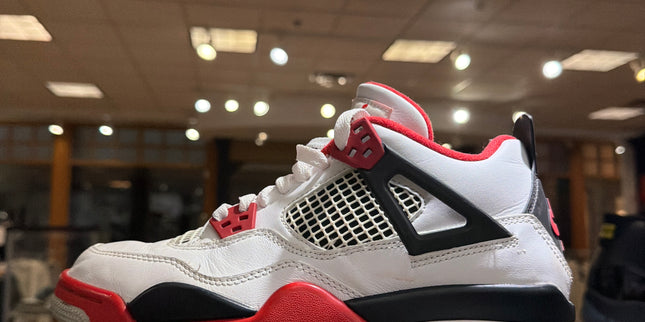 Jordan 4 Fire Red GS Pre Owned No Box