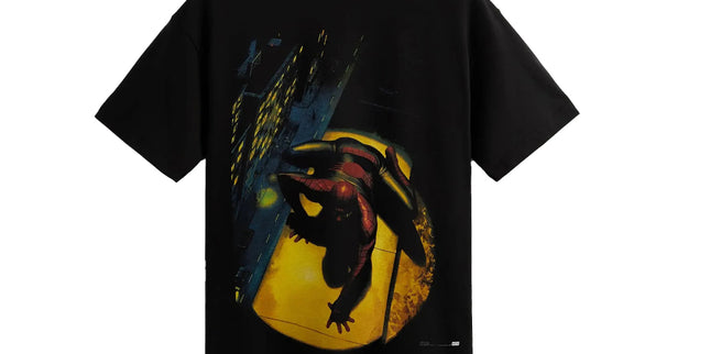 Kith X Spider man Black tee