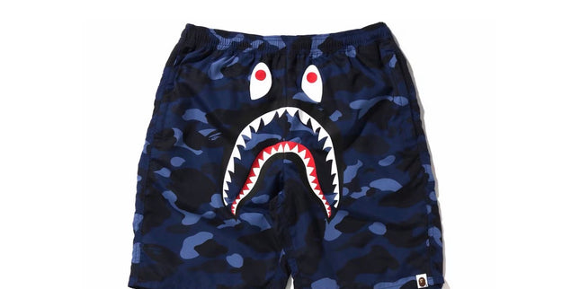 Bape Camo Shark Beach Navy