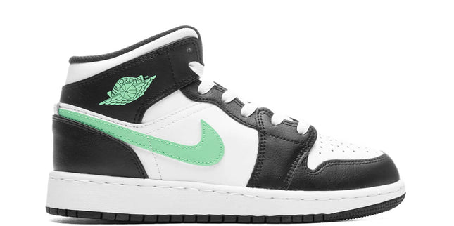 Jordan 1 Mid Green Glow GS