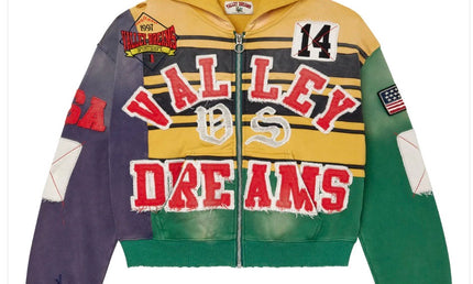 Vale Collage Zip Up Mardi Gras