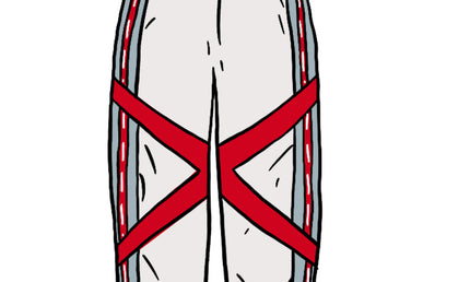 Supreme Track Pants Cross Paneled