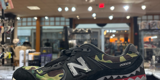 New Balance 2002R BAPE Black Pre Owned No Box