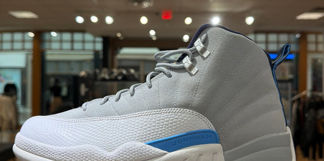 Jordan 12 Grey University Blue Pre Owned