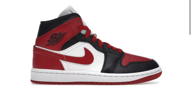 Jordan 1 Mid Alternate Bred Toe W