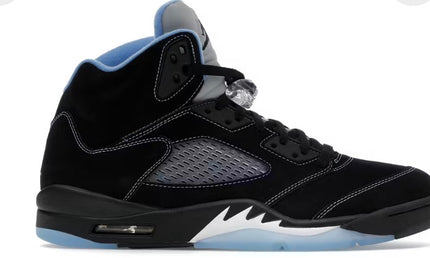 JORDAN 5 BLACK UNIVERSITY BLUE GS