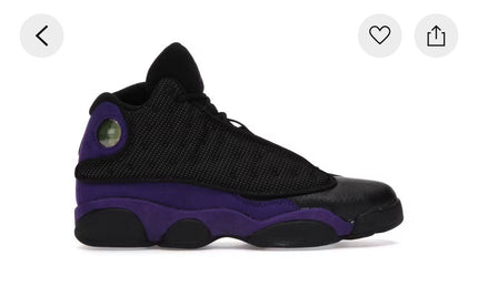 Jordan 13 Purple Court GS