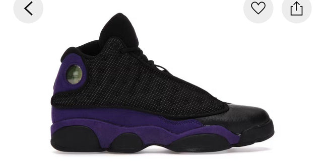Jordan 13 Purple Court GS