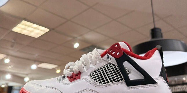 Jordan 4 Red Cement GS Pre Owned No Box