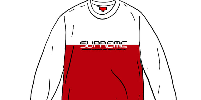 Supreme Sweater Split Logo