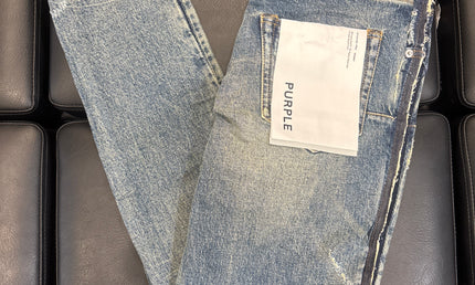 Purple Jean Shadow Seam Coated Tinted Kickdown