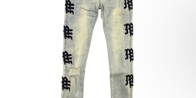 Mixed Emotion Desert Monogram Denim