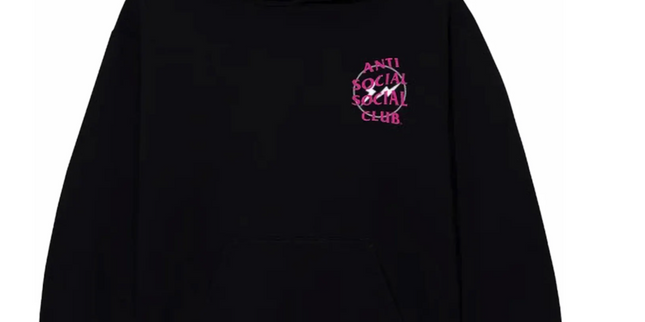 ASSC Hoodie Fragment Black Pink