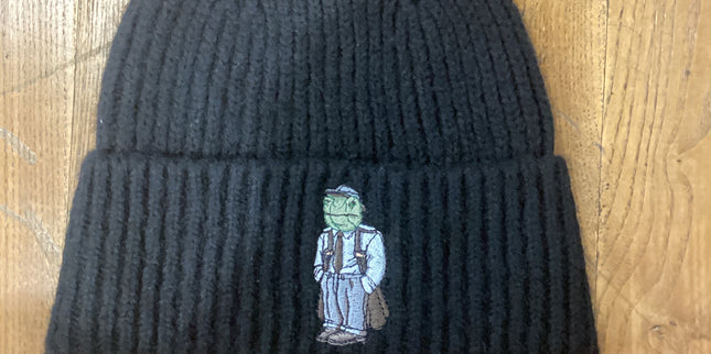 Turtle black beanie
