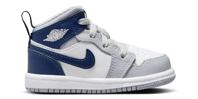 Jordan 1 Mid Wolf Grey Midnight Navy TD