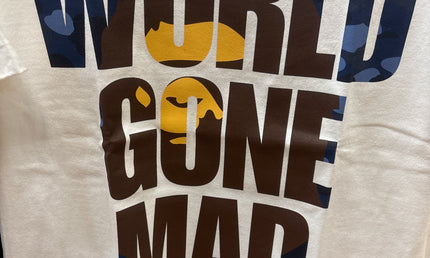 Bape Tee W.G.M White Black