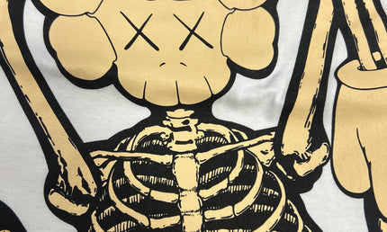 Kaws new fiction bone tee