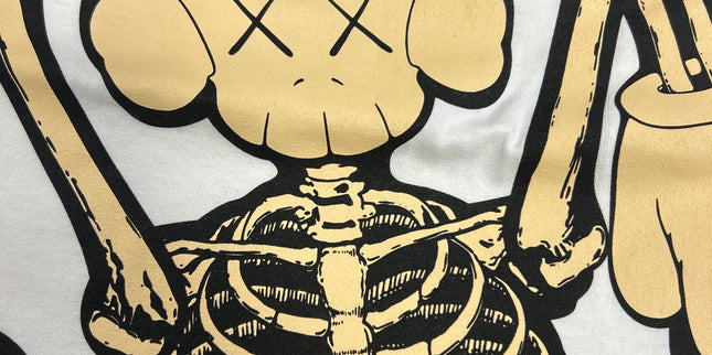 Kaws new fiction bone tee