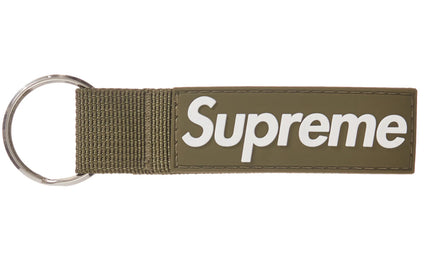 Supreme Webbing Keychain Green