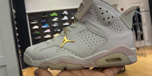 Jordan 6 Gold Hoops W Pre Owned