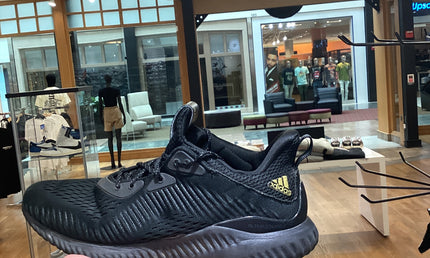 Adidas running black shoes Pre-Owned