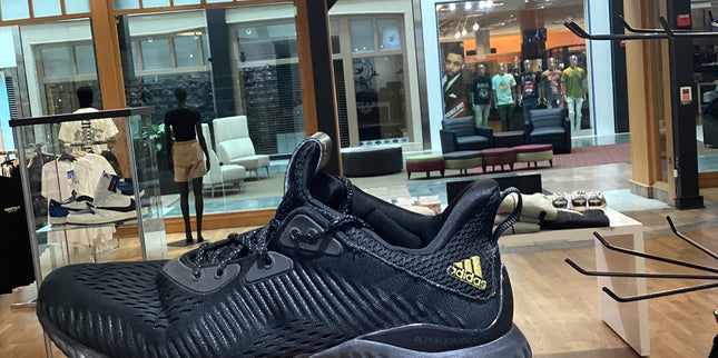 Adidas running black shoes Pre-Owned