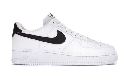Nike Air Force Low White Black Pebbled