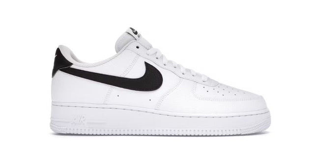 Nike Air Force Low White Black Pebbled