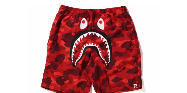 Bape Camo Shark Beach Red