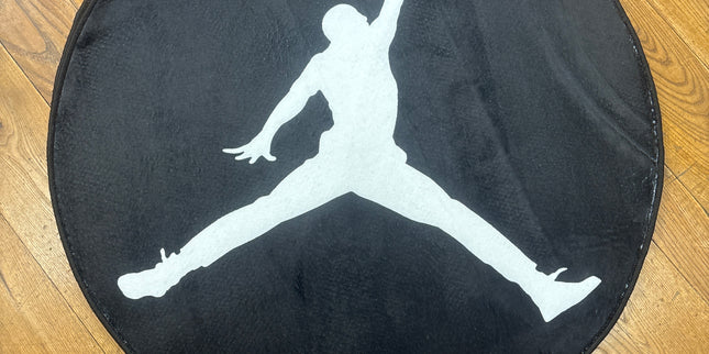 Jumpman Circle Black Rug