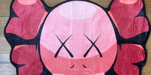 Kaws Red head Rug