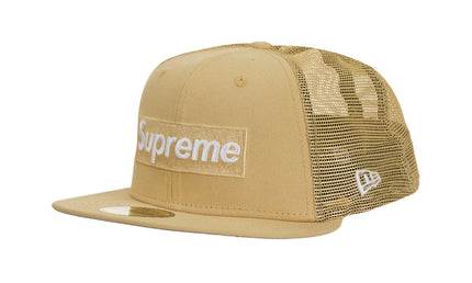 Supreme Box Logo New Era Light Gold 7 1/8