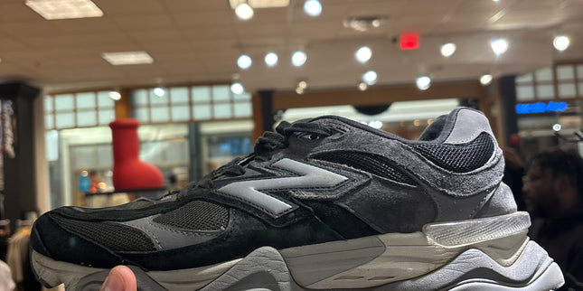 New Balance 9060 Black Castlerock Grey Pre Owned No Box