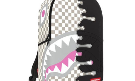 Sprayground Cream Check Side Drip