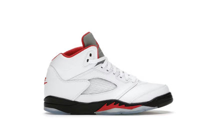 Jordan 5 Retro Fire Red Silver Tongue PS