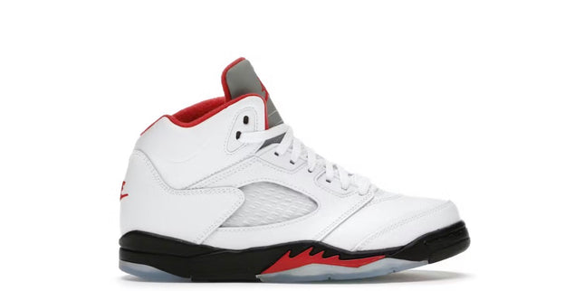 Jordan 5 Retro Fire Red Silver Tongue PS