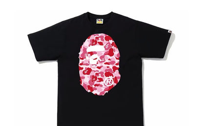 Bape ABC Camo Ape Head Black Pink