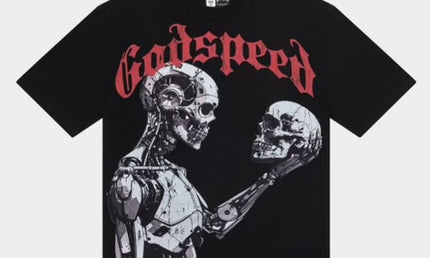 Godspeed Double Skull Black