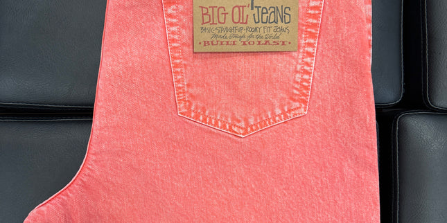 Big ol’ jeans red