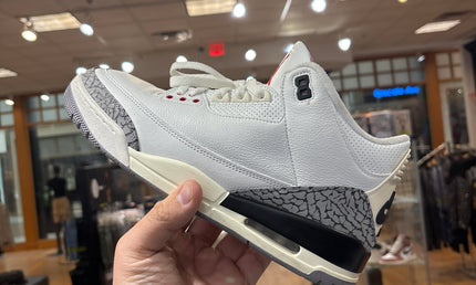 Jordan 3 white cement reimagined pre owned no box