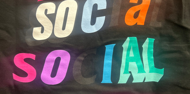 ASSC black pink hoodie