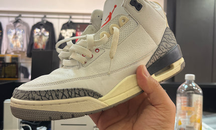 Jordan 3 White Cement Reimagined Pre Owned No Box