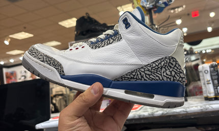 Jordan 3 true blue pre owned no box
