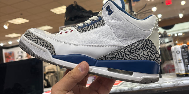 Jordan 3 true blue pre owned no box