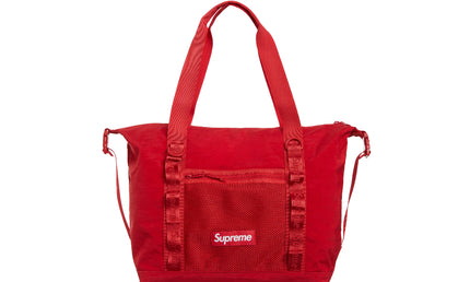 Supreme Tote Bag Zipper Red