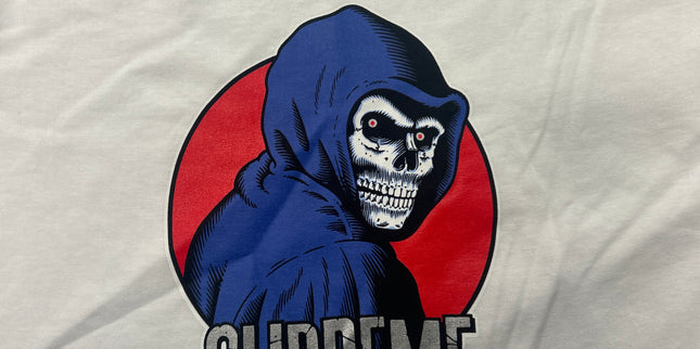 Supreme Tee Witch Skull White