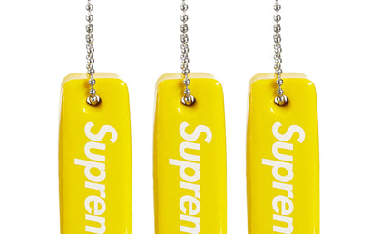 Supreme Floating Keychain Yellow