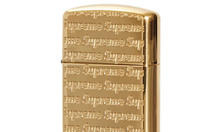 Supreme Zippo Gold