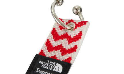 Supreme North Face Woven Keychain