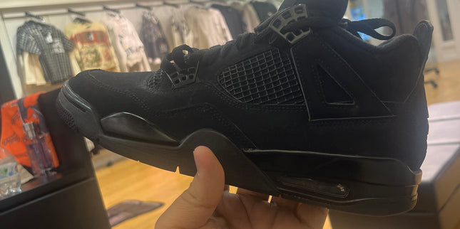 Jordan 4 Black Cat Pre Owned No Box